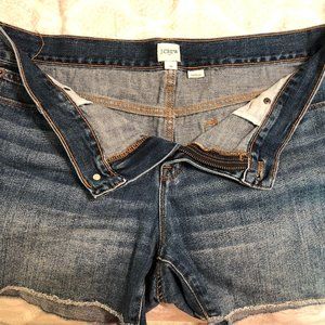 J. Crew Distressed Denim Short - Size 32